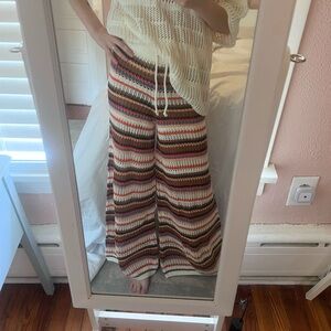 Aerie NWT crochet beach coverup pants, size S